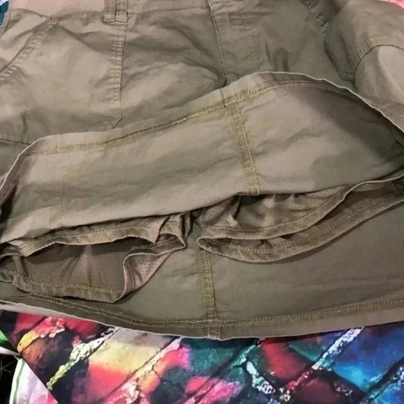 Riders by Lee midrise skirt/skort plus size 16 olive green - Picture 4 of 7
